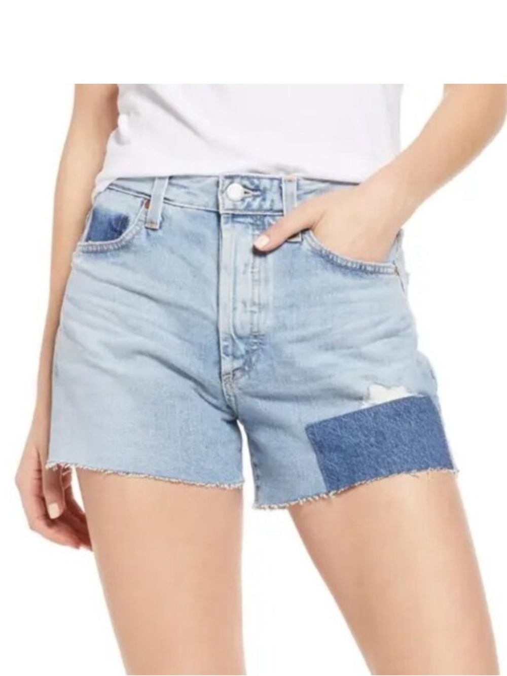 NWT AG Adriano Goldschmied Alexxis High Rise Denim Shorts Sz 29